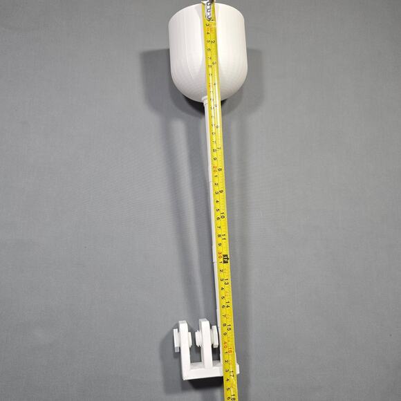 Aquaponic Aquarium Wicking Planter Pot White Blue Self Watering Fish Tank Decor - Picture 5 of 16